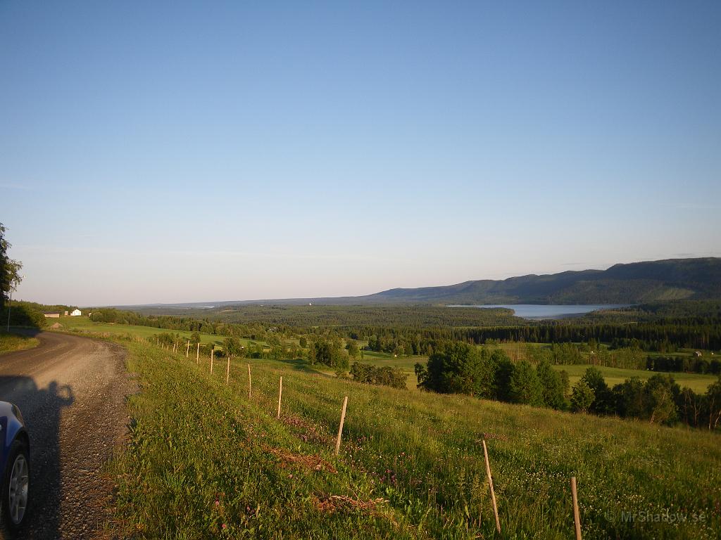 IMGP1370.JPG - Det blev en lite utflykt denna kväll. Kom på att jag skulle åka en sväng i Offerdal och titta.Hamnade så småningom i Söderåsen och såg denna utsikt. 