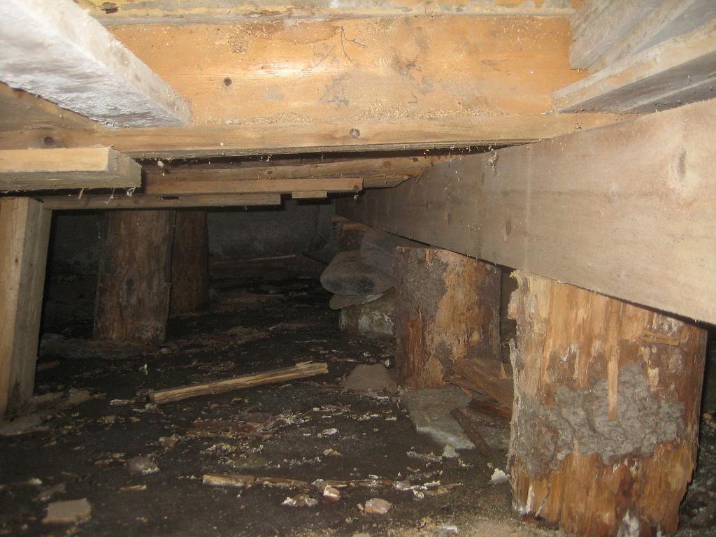 IX70_1693.JPG - Sikt mot väster från mitten av huset. Det är en hög med stenar som nog varit en bärande punkt någon gång i tiden